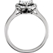 Picture of 0.38 Total Carat Heart Wedding Round Diamond Ring