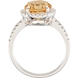Picture of 0.17 Total Carat Halo Wedding Round Diamond Ring