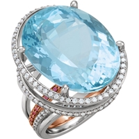 Picture of 0.63 Total Carat Designer Wedding Round Diamond Ring