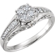 Picture of 0.50 Total Carat Designer Wedding Round Diamond Ring