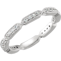 Picture of 0.25 Total Carat Eternity Wedding Round Diamond Ring