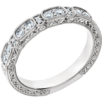 Picture of 0.38 Total Carat Anniversary Wedding Round Diamond Ring