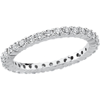 Picture of 1.00 Total Carat Eternity Wedding Round Diamond Ring