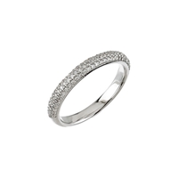 Picture of 0.38 Total Carat Anniversary Wedding Asscher Diamond Ring