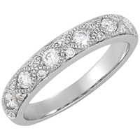 Picture of 0.50 Total Carat Anniversary Wedding Round Diamond Ring