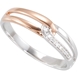 Picture of 0.03 Total Carat Designer Wedding Round Diamond Ring