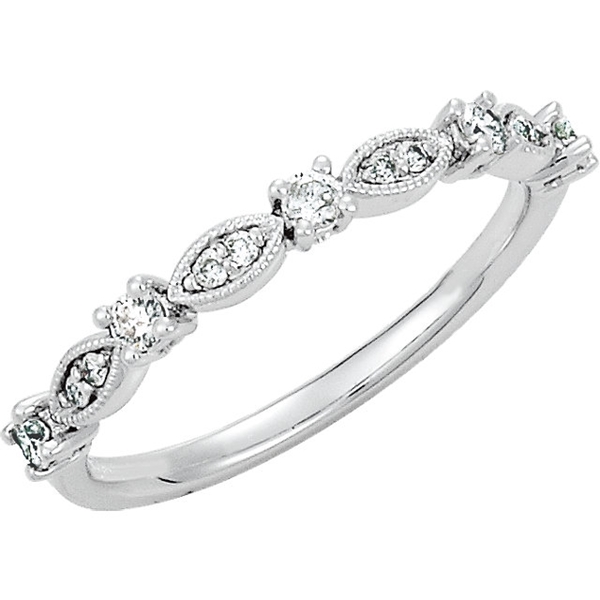 Picture of 0.20 Total Carat Designer Wedding Round Diamond Ring