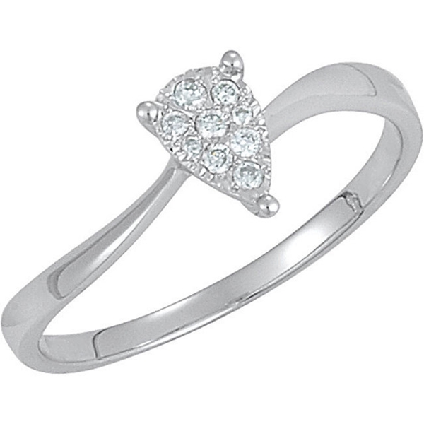 Picture of 0.07 Total Carat Designer Wedding Round Diamond Ring