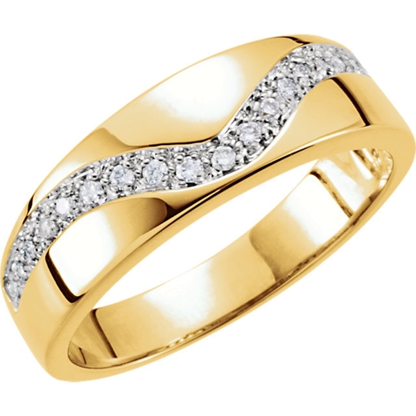 Picture of 0.20 Total Carat Designer Round Diamond Band