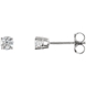 Picture of 0.33 Total Carat Stud Round Diamond Earrings