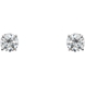 Picture of 0.75 Total Carat Stud Round Diamond Earrings