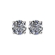 Picture of 1.50 Total Carat Stud Round Diamond Earrings