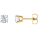 Picture of 1.00 Total Carat Stud Round Diamond Earrings