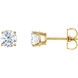 Picture of 1.00 Total Carat Stud Round Diamond Earrings