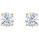 Picture of 1.00 Total Carat Stud Round Diamond Earrings