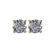 Picture of 0.75 Total Carat Stud Round Diamond Earrings