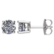 Picture of 1.50 Total Carat Stud Round Diamond Earrings