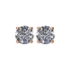 Picture of 1.50 Total Carat Stud Round Diamond Earrings