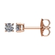 Picture of 0.25 Total Carat Stud Round Diamond Earrings