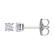 Picture of 0.25 Total Carat Stud Round Diamond Earrings