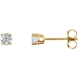 Picture of 0.33 Total Carat Stud Round Diamond Earrings