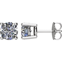 Picture of 2.00 Total Carat Stud Round Diamond Earrings