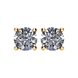 Picture of 2.00 Total Carat Stud Round Diamond Earrings