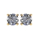 Picture of 2.00 Total Carat Stud Round Diamond Earrings