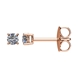 Picture of 0.20 Total Carat Stud Round Diamond Earrings