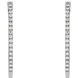Picture of 0.50 Total Carat Hoop Round Diamond Earrings