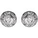 Picture of 0.25 Total Carat Halo Round Diamond Earrings