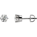 Picture of 1.00 Total Carat Stud Round Diamond Earrings