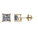 Picture of 1.00 Total Carat Stud Princess Diamond Earrings