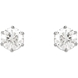 Picture of 2.00 Total Carat Stud Round Diamond Earrings