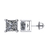 Picture of 2.00 Total Carat Stud Princess Diamond Earrings