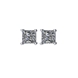 Picture of 0.74 Total Carat Stud Princess Diamond Earrings