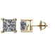 Picture of 1.50 Total Carat Stud Princess Diamond Earrings