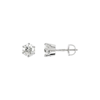 Picture of 2.00 Total Carat Stud Round Diamond Earrings