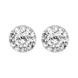 Picture of 1.33 Total Carat Halo Round Diamond Earrings