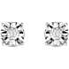 Picture of 0.10 Total Carat Stud Round Diamond Earrings
