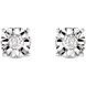 Picture of 0.10 Total Carat Stud Round Diamond Earrings