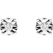 Picture of 0.13 Total Carat Stud Round Diamond Earrings