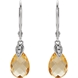Picture of 0.03 Total Carat Drop Round Diamond Earrings