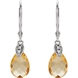 Picture of 0.03 Total Carat Drop Round Diamond Earrings