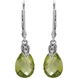 Picture of 0.03 Total Carat Drop Round Diamond Earrings