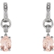 Picture of 0.05 Total Carat Designer Round Diamond Earrings