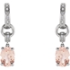 Picture of 0.05 Total Carat Designer Round Diamond Earrings