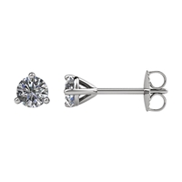 Picture of 0.34 Total Carat Stud Round Diamond Earrings