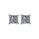 Picture of 1.50 Total Carat Stud Princess Diamond Earrings