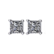 Picture of 2.00 Total Carat Stud Princess Diamond Earrings